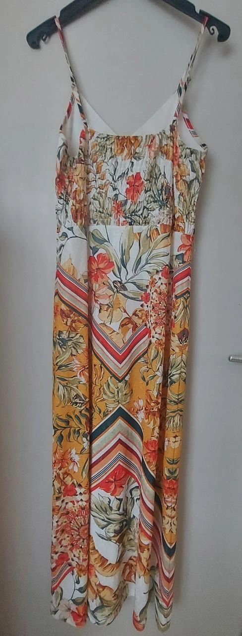 Vestido veraniego con estampado floral y lentejuelas, talla L/XL – photo 3